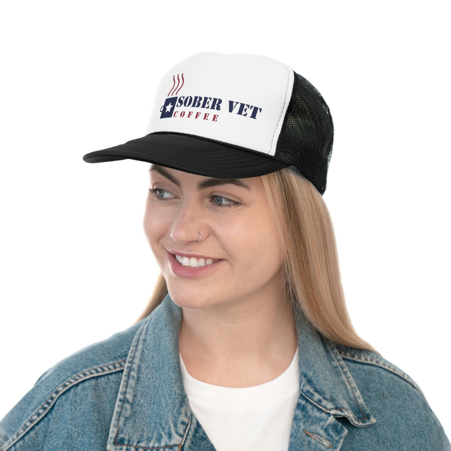 Sober Vet Coffee Trucker Hat