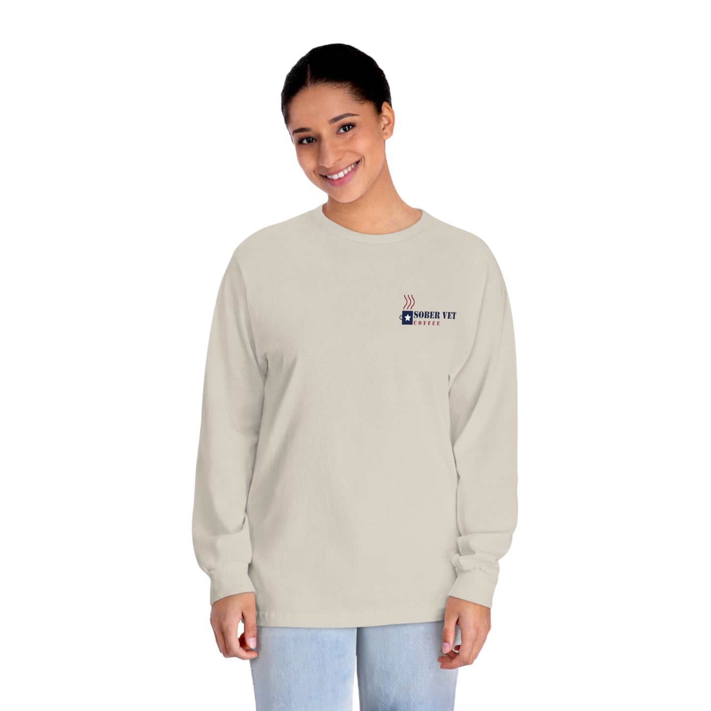 Sober Vet Coffee Long Sleeve T-Shirt
